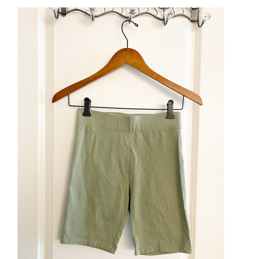Forever 21 Cotton Blend Bike Short Size Small Green